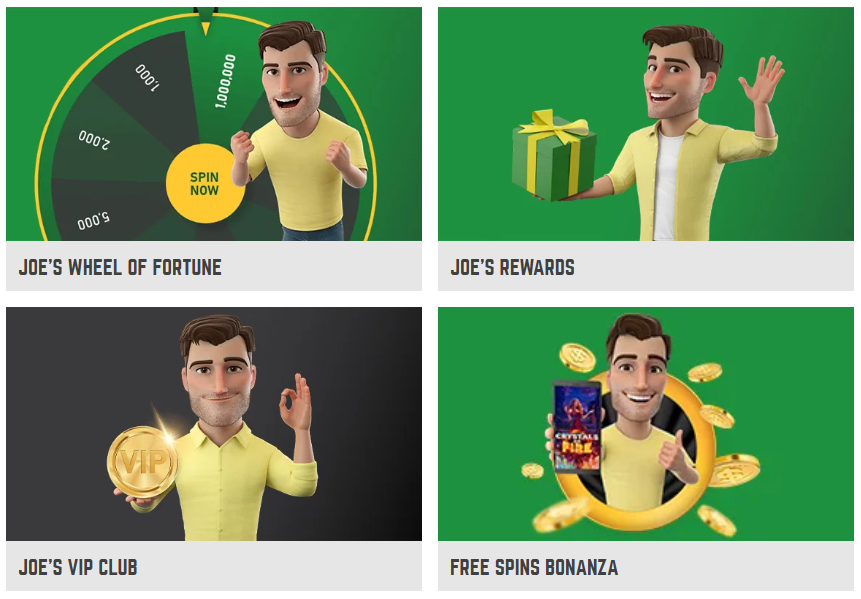 Joe Fortune Casino bonus